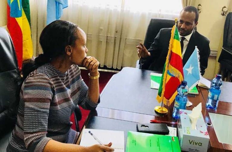 Wasiirada Qorsheynta ee Soomaaliya iyo Itoobiya oo shir ku yeeshay Magaalada Addis Ababa [Sawirro]
