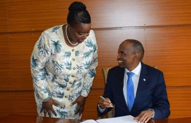 Wasiirka Arrimaha dibadda Kenya oo kashiftay ujeedada socdaalka Ra’isal Wasaare Kheyre [Akhriso]