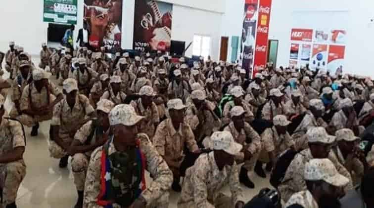 2000 ka tirsan dagaalyahanadii ONLF oo lagu wareejiyey Somali State, lagana dhigayo Liyu Police [Sawiro]