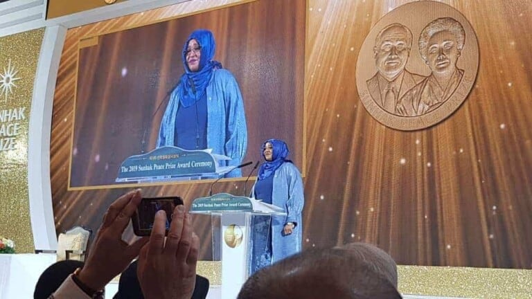 Marwada Madaxweynaha oo Shir caalami ah uga qeyb gashay magaalada Seoul (Daawo Sawirro)