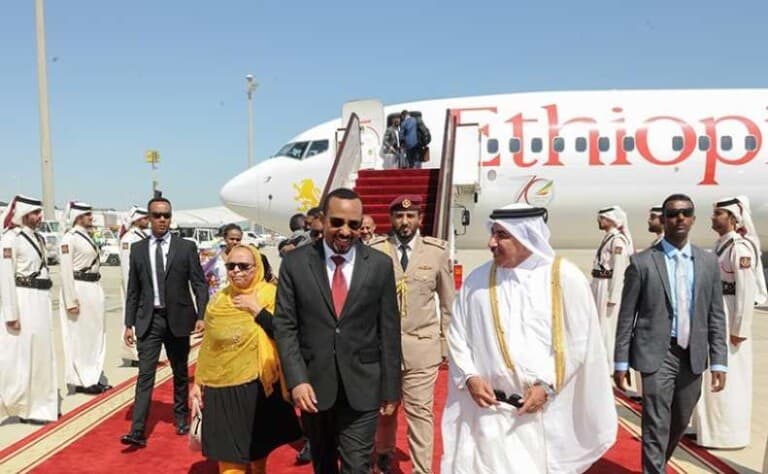 Ra’iisal Wasaaraha Itoobiya oo socdaal maalgelin raadis ah ku tegay Dalka Qatar [Sawirro]