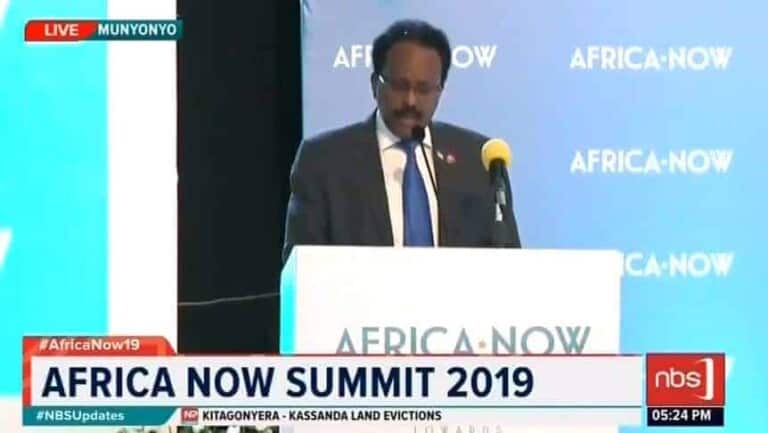 Madaxweyne Farmaajo oo Shirka ‘Africa Now’ ee Kampala uga dhawaaqay inay Somalia.. [Sawirro]