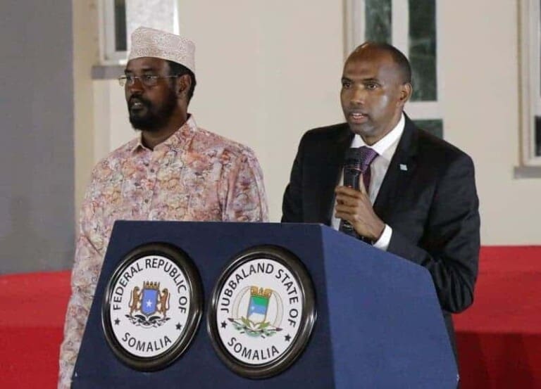 Kheyre iyo Axmed Madoobe oo shaaciyey heshiis ay gaareen & Farmaajo oo Ansixin laga rabo