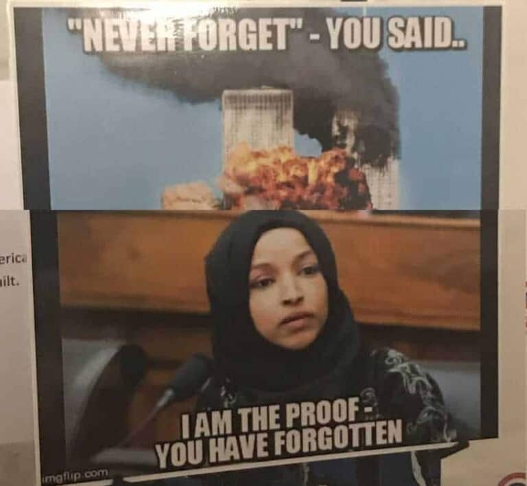 Ilhaan Cumar oo lagu qaaday Weerar islaam-naceyb ah [Daawo Sawirro laga sameeyay..]