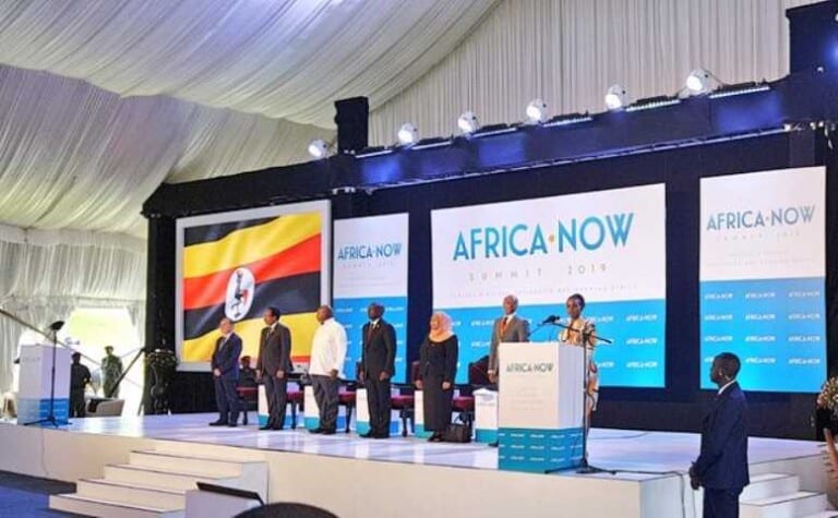 Shirka ‘Africa Now’ oo ka furmay  Kampala & Farmaajo oo noqday madaxweynaha kaliya ee.. [Sawirro]