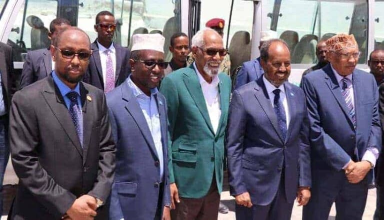 Xafladii Xisbiga Himilo Qaran ee Sheekh Shariif oo sababtay inuu baaqo kulankii Baarlamanka.