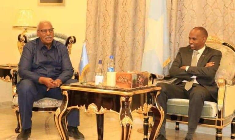 Ra’iisal Wasaare Kheyre iyo Xaaf oo ka wadahadlay Xal u helidda khilaafka Galmudug iyo..