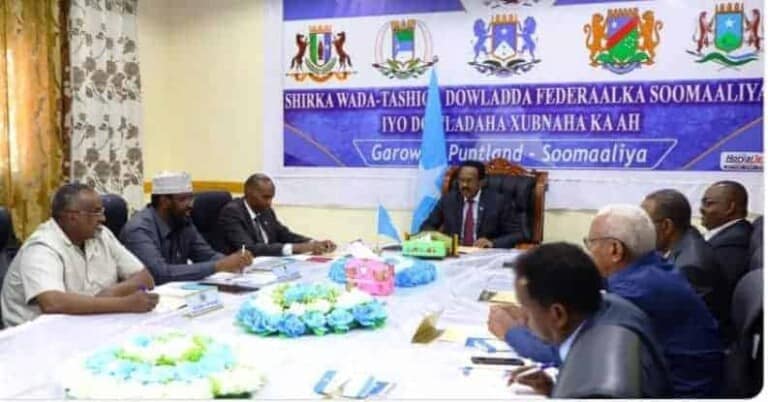 Wararkii ugu danbeeyay ee Shirka Garowe:  Akhriso  Qodobadda la isku mari la’ yahay.