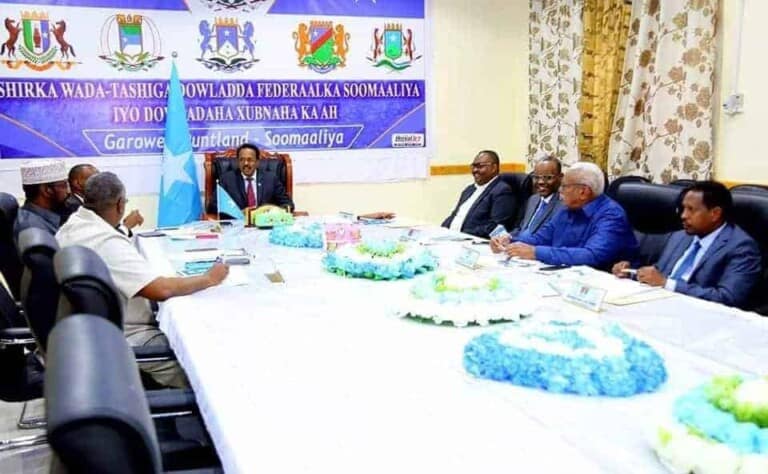 Madaxweyne Xaaf oo shuruud hordhigay Shirka Garowe ee Madaxda Dowladda & Maamul Goboleedyada.