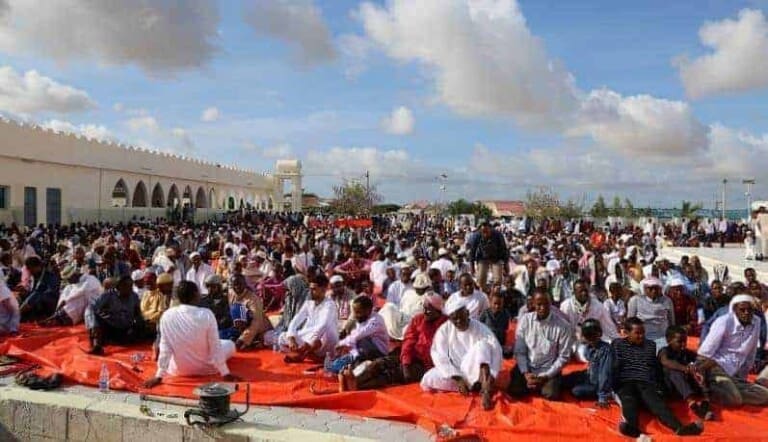 Nus Milyan Qof oo u Ciid tegay Xaafadda Darusalaam ee Magaalada Muqdisho. (Sawirro)