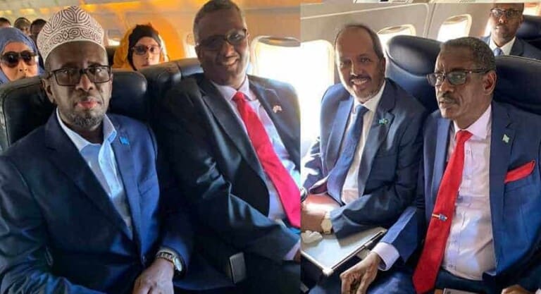 Madaxweynayaashii hore ee Xasan Sheekh, Sheekh Shariif, C/raxmaan C/shakuur & Xubno kale oo u duulay Kismaayo