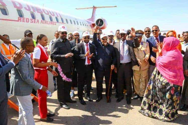 Shirkadda Diyaaradaha Djibouti Airlines oo Duulimaad toos ah ka bilowday Magaalada Garowe (Sawirro)