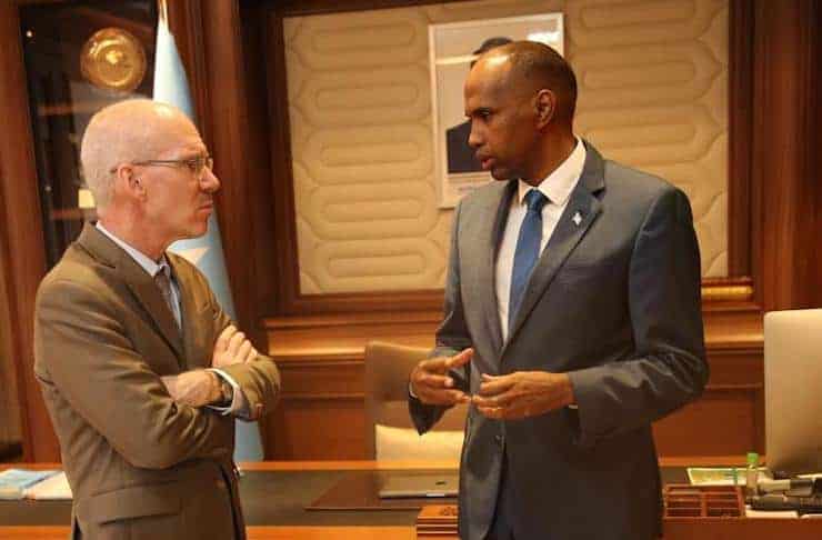 Ra’iisal wasaaraha & Wakiilka Q/Midoobey oo ka wadahadlay 2 Qodob oo ku saabsan Doorashada 2020/2021.