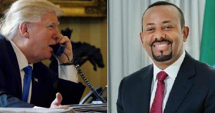 Trump: Waxaan la hadlay Abiy-Ahmed-ka Itoobiya dadkiisu waxay u baahan yihiin ‘Ventilator’ waanan caawinayaa..”
