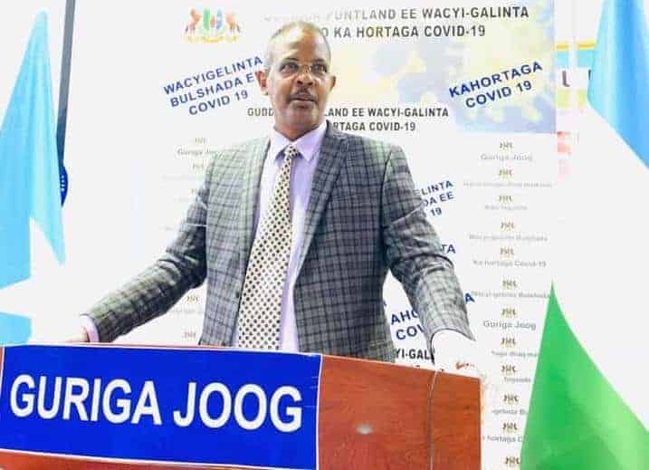 Wasiiro ka tirsan Puntland oo laga helay Cudurka Coronavirus & Qof u dhintay…