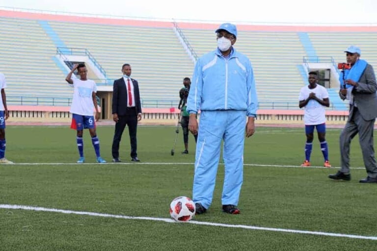 Garoonka weyn ee ‘Muqdisho Stadium’ oo dib loo furay “Daawo Sawirro”