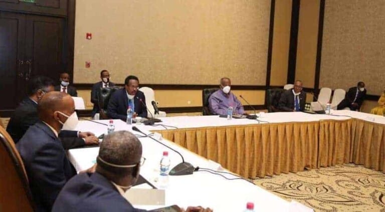 Heshiis noocee ah ayaa lagu gaari doonaa Shirka Jabuuti? (Akhriso Liiska Guddiyada labada dhinac)