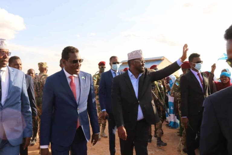 Axmed Madoobe oo noqday mas’uulkii ugu danbeeyay ee Gaara  Dhuusamareeb (Sawirro)