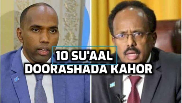 10 Qodob oo Muwaadiniinta ka doonayaan (Farmaajo & Kheyre) inay ka jawaabaan kahor Doorashada 2020/21