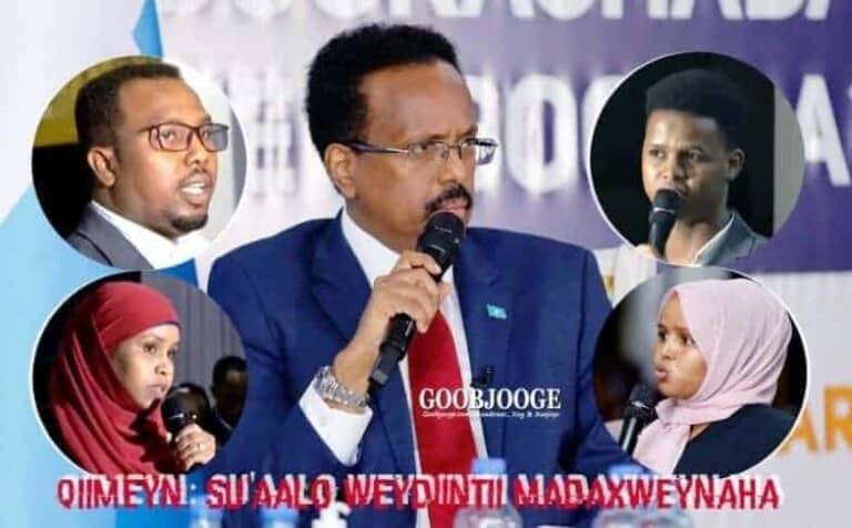 Shantii su’aal ee Madaxweyne Farmaajo diiday inuu ka jawaabo & Su’aashii ku adkaatay (Akhriso Qiimeyn)