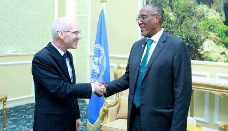 Heshiis dhex maray Q/Midoobay iyo Dowladda Somaliya oo dhaliyey inay Somaliland joojiso xiriirkii UNSOM