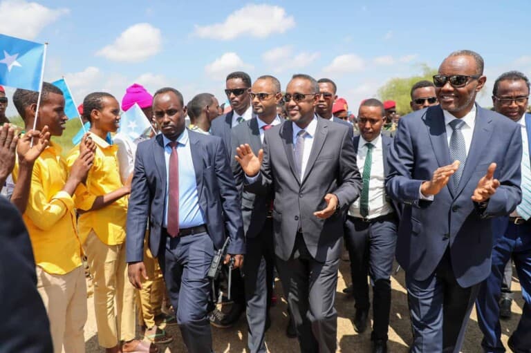 Ra’iisal wasaare Rooble oo shaaciyey ujeedadda safarkiisa magaalada Baydhaba (Akhriso)