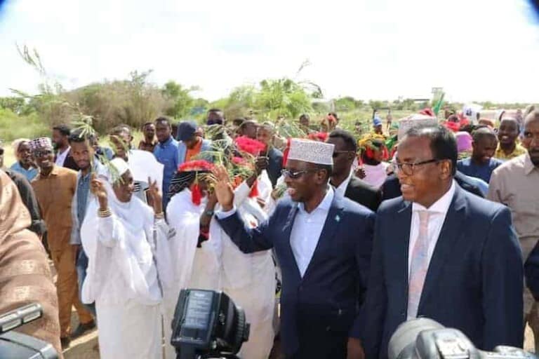 Sheekh Shariif oo lagu soo dhoweeyay Magaalada Baydhaba kulan gaar ahna la leh Lafta-gareen.