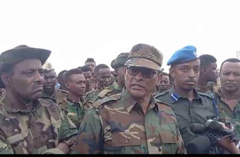 Jen. Gacmadulle: “Haddii la isku dayo xaqdarro iyo Muddo kororsi, ka yeeli meyno, diyaar ayaan mar kale..”