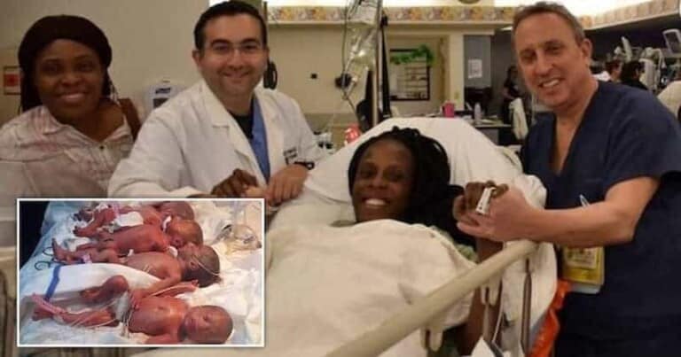 Haweeney Afrikaan ah oo mar qura dhashay 9 Caruur ah (Laba ka mid oo Qalab lagu arki waayey)