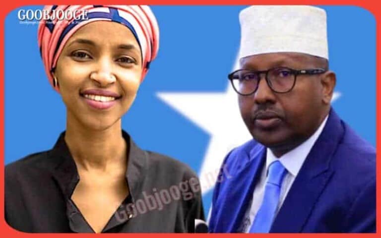 Ilhaan Cumar oo su’aalo ka keentay Duqeyntii Mareykanka ee Galmudug & Wasiir Fiqi oo jawaab culus u diray