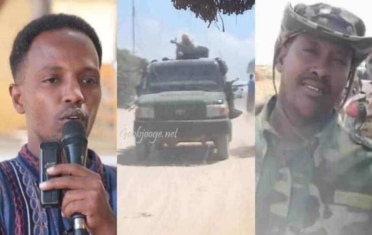 Ciidamada Col. Saney oo lagu eedeeyay inay Hubka waaweyn ku rideen xaafado ka tirsan Kaaraan