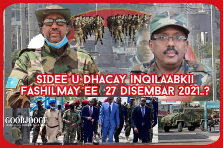 XOG: Sidee u dhicisoobay inqilaabkii Farmaajo u abaabulay RW Rooble..? (Saddex sabab oo dhaliyay fashilka)