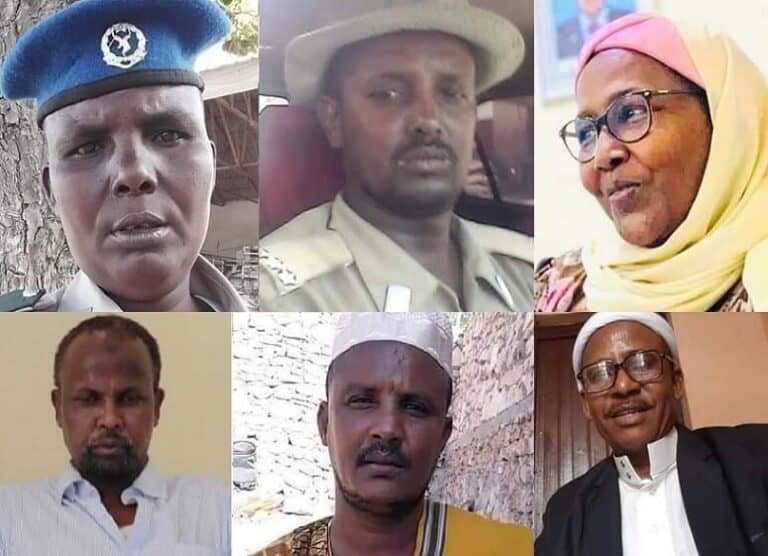 Tirada Mas’uuliyiinta iyo Saraakiisha Alshabaab ku dishay magaalooyinka  Muqdisho iyo Boosaaso