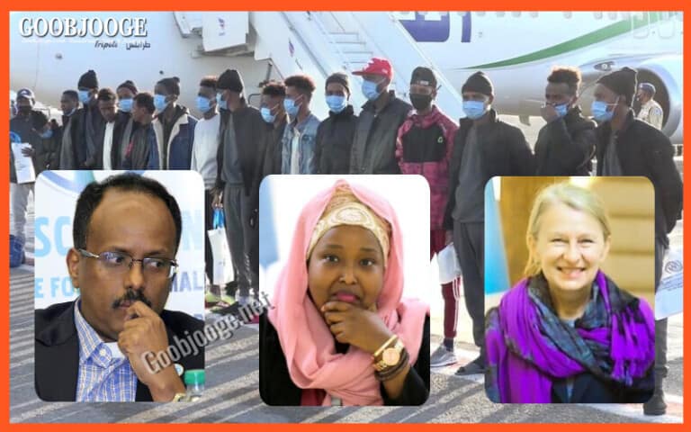 Xaqiijin: Farmaajo oo iidheh ka dhigtay Tahriibayaal laga soo celiyey Liibiya (3 dhinac oo iska kaashaday)