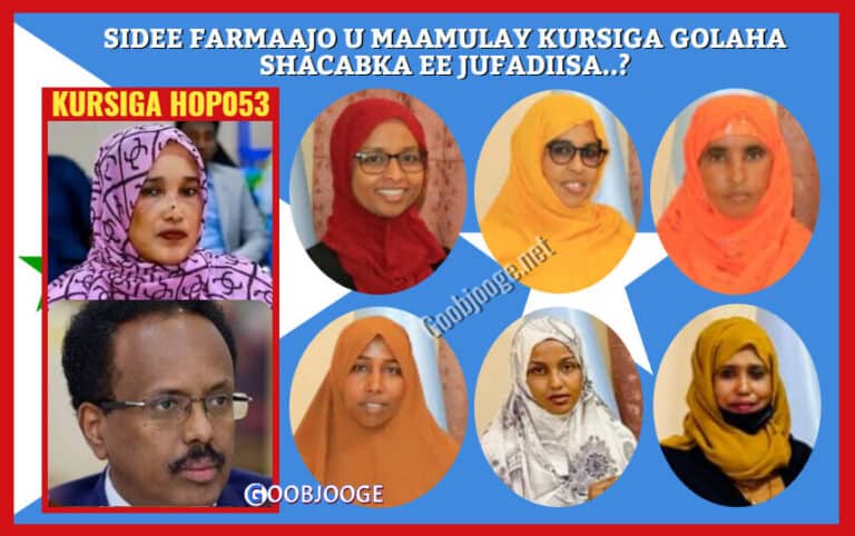 XOG: Sidee Farmaajo u maamulay Kursigii Jufadiisa..? (Kursigii ugu musharixiinta iyo makriga badnaa!)