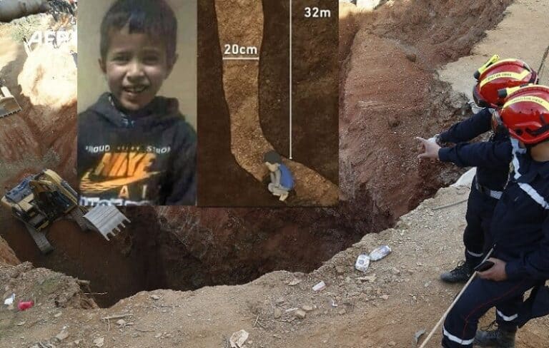 Dadaalkii ugu danbeeyay ee badbaadinta 5 Sano jirka Ceel ku dhacay Dalka Marooko oo socda