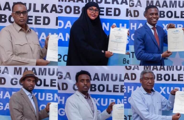 Akhriso: Xildhibaanadii ugu badnaa oo kooxda Farmaajo maanta uga soo baxaya Beledweyne