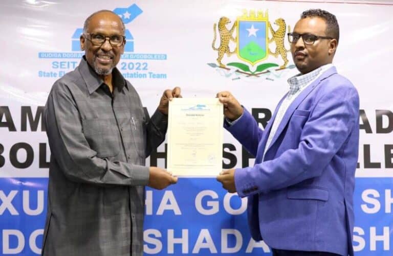 Guddiga SEIT ee Hirshabeelle oo War kasoo saaray Doorashadii Labada Kursi ee baaqatay