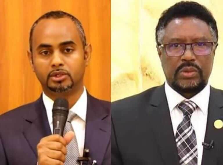 Wasiir Jaamac oo Jawaab kulul u diray Guddoomiyihii Baarlamaanka 10-aad Max’ed Mursal