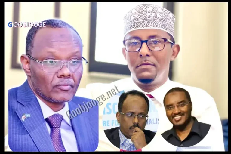 Musharaxii Farmaajo iyo Lafta-gareen oo loo midoobay iyo Sh. Aadan Madoobe oo la filayo..