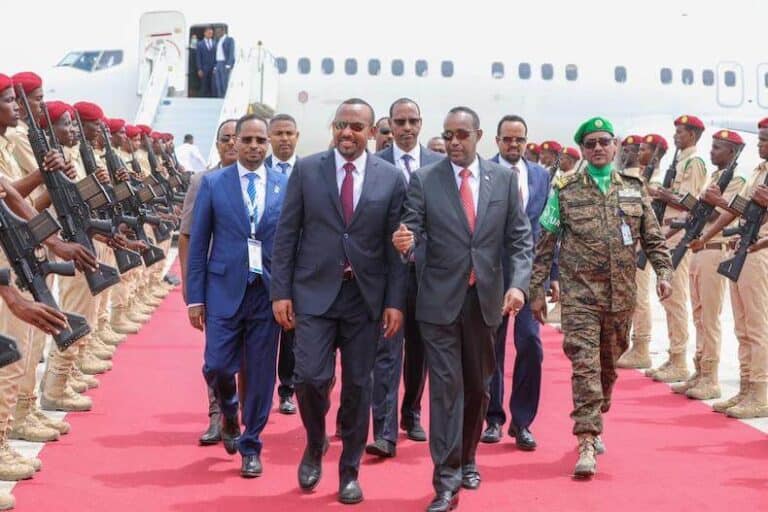 Madaxweynayaasha Jabuuti, Kenya iyo Ra’iisal Wasaarayaasha Itoobiya iyo Masar oo ka degay Muqdisho