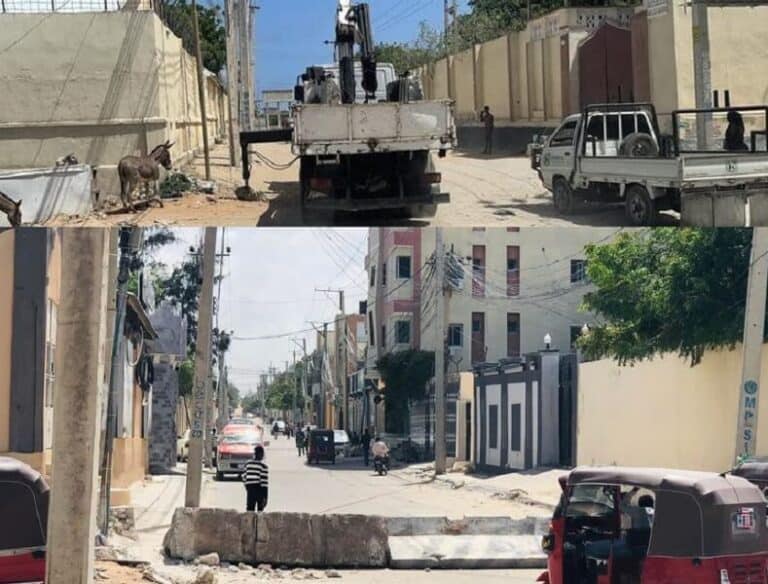 Muqdisho: Qeylo-dhaan ka timid Baraha Bulshada oo sababtay in la furo Jid la xiray