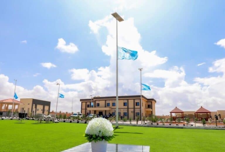 Xarunta Cusub ee Madaxtooyada Galmudug oo Xariga laga jaray iyo Muuqaalkeeda (Sawirro)