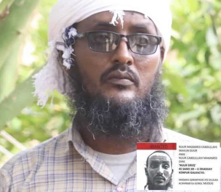 Sarkaalkii ugu Sareeyey Alshabaab ee Gobolka Mudug oo isu dhiibay Dowlada