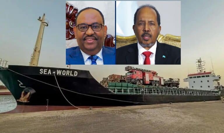 Dowladda Somaliya oo Digniin u dirtay Puntland, kana dalbatay inay sii deyso Markabka hubka ee ay qabsatay